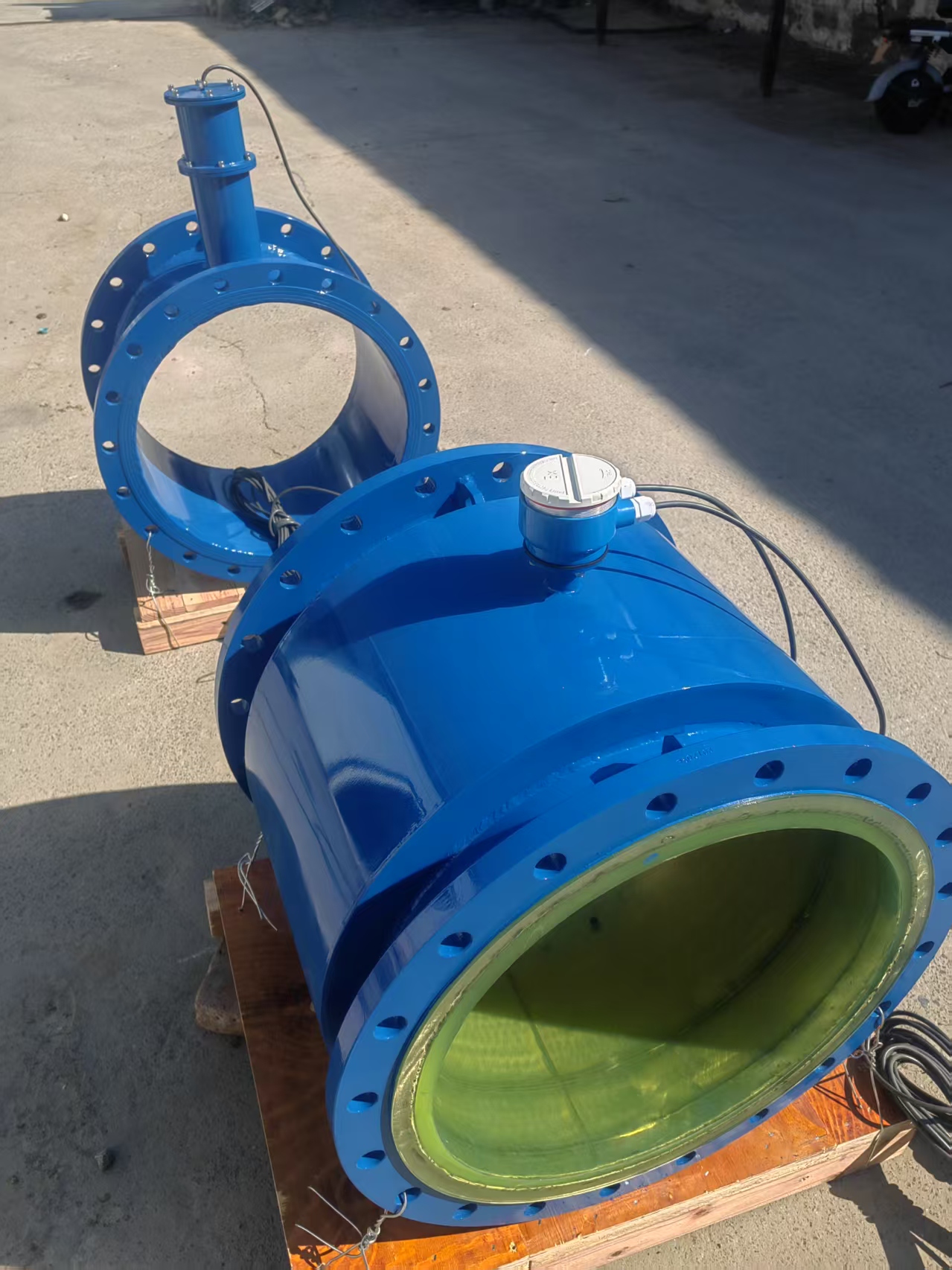 廣西南寧某現(xiàn)場(chǎng)DN500非滿(mǎn)管流量計(jì)測(cè)泥漿